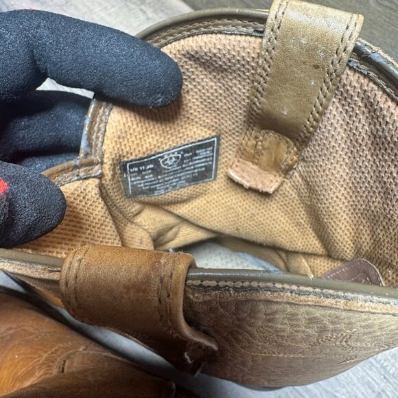 Ariat Brown Leather Workboot Men's Size 11.5 - Picture 5 of 7